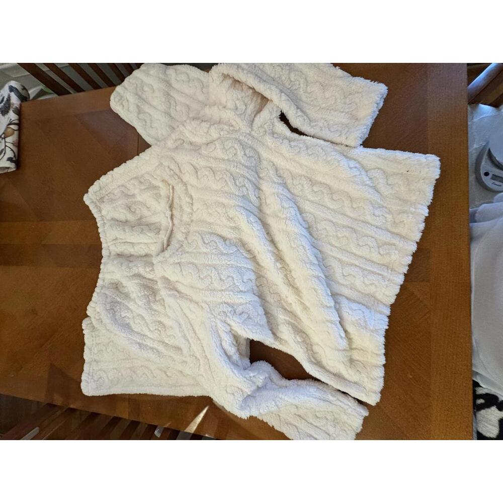 Cozy Cream Cable Knit Sweater and Pants Set - XL Fleece 25-106